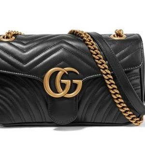 Gucci Marmont Small Matelasse Leather Shoulder Bag